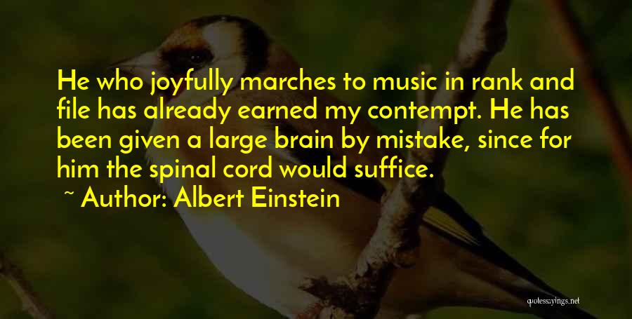 Music Einstein Quotes By Albert Einstein