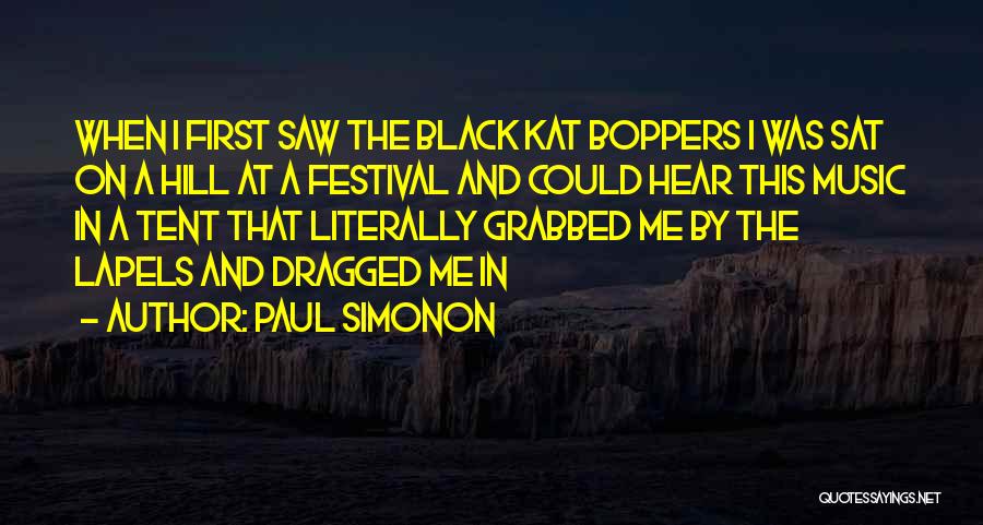Music Festival Quotes By Paul Simonon