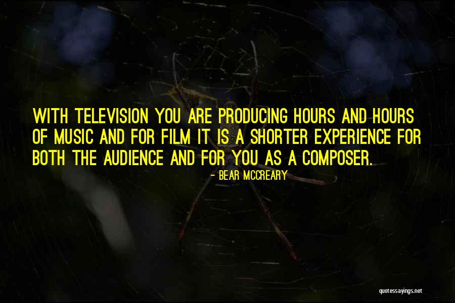 Music For Film Quotes By Bear McCreary Music For Film Quotes By Bear McCreary