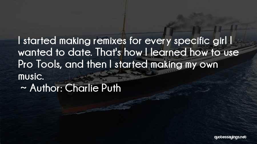 Music For Quotes By Charlie Puth