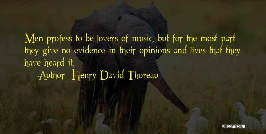 Music For Quotes By Henry David Thoreau