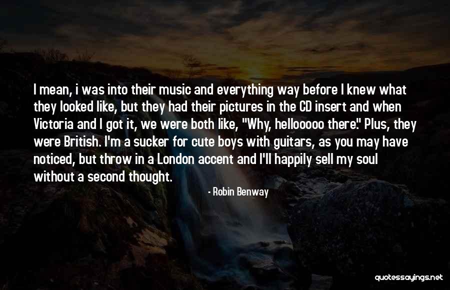 Music For The Soul Quotes By Robin Benway Music For The Soul Quotes By Robin Benway