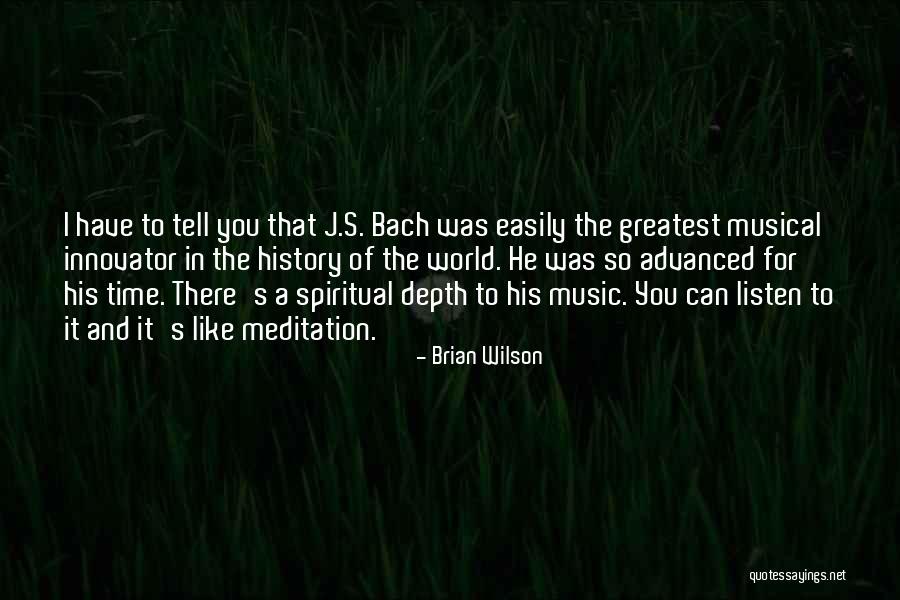 Music From Bach Quotes By Brian Wilson