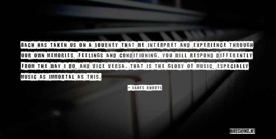 Music From Bach Quotes By James Rhodes