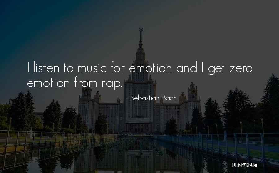 Music From Bach Quotes By Sebastian Bach