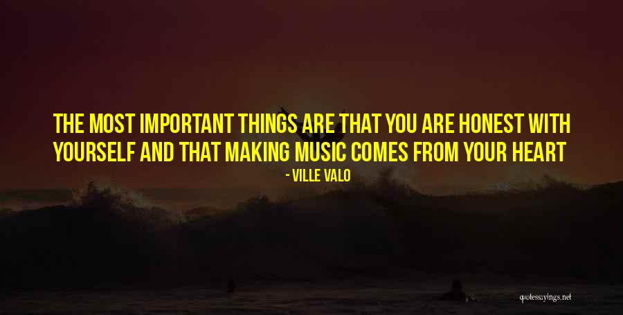 Music From The Heart Quotes By Ville Valo Music From The Heart Quotes By Ville Valo