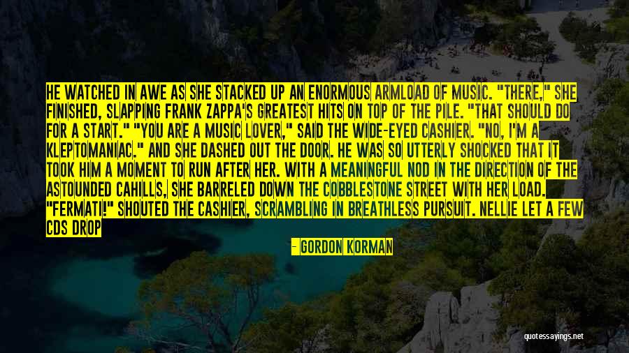 Music Funny Quotes By Gordon Korman