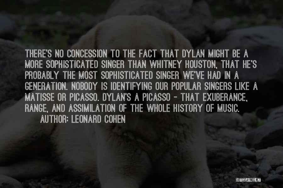 Music Generation Quotes By Leonard Cohen