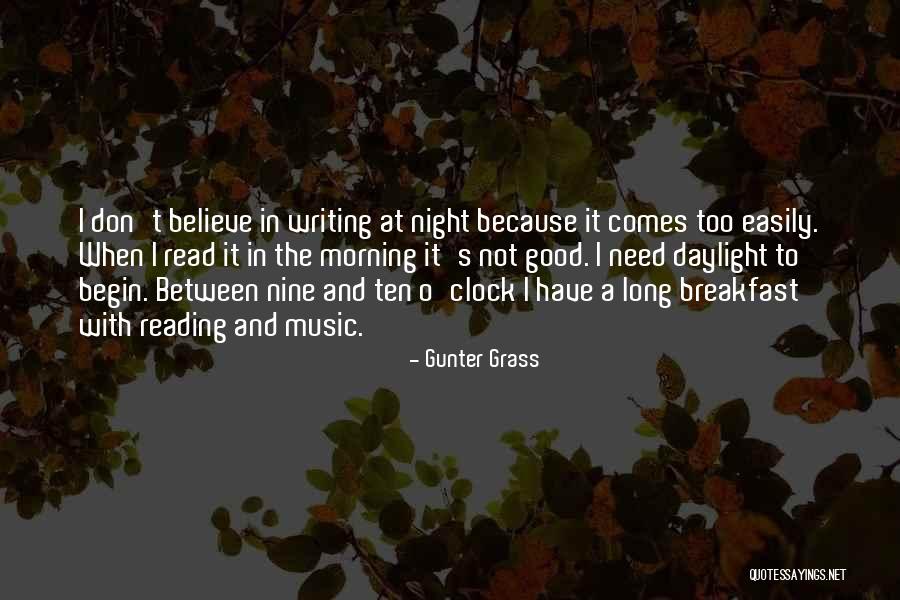 Music Good Morning Quotes By Gunter Grass Music Good Morning Quotes By Gunter Grass