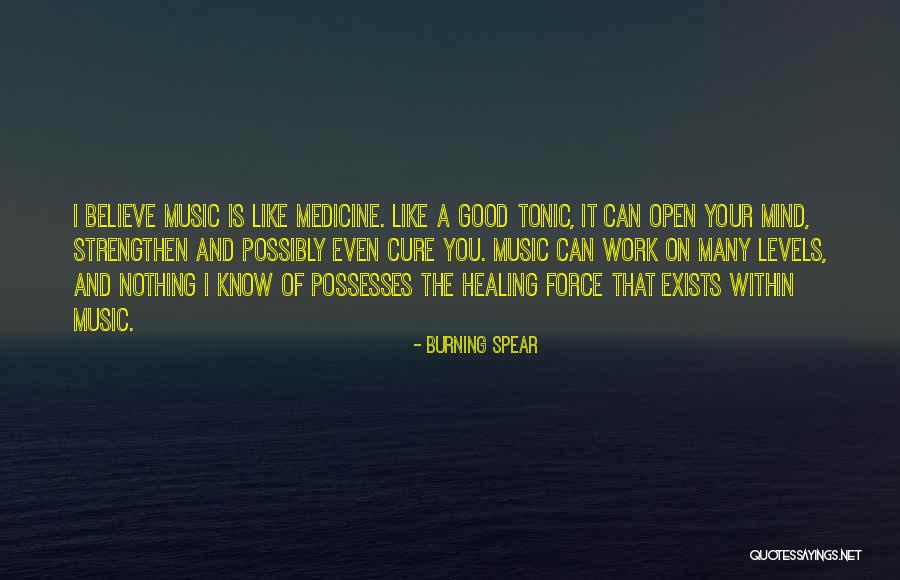 Music Healing Quotes By Burning Spear