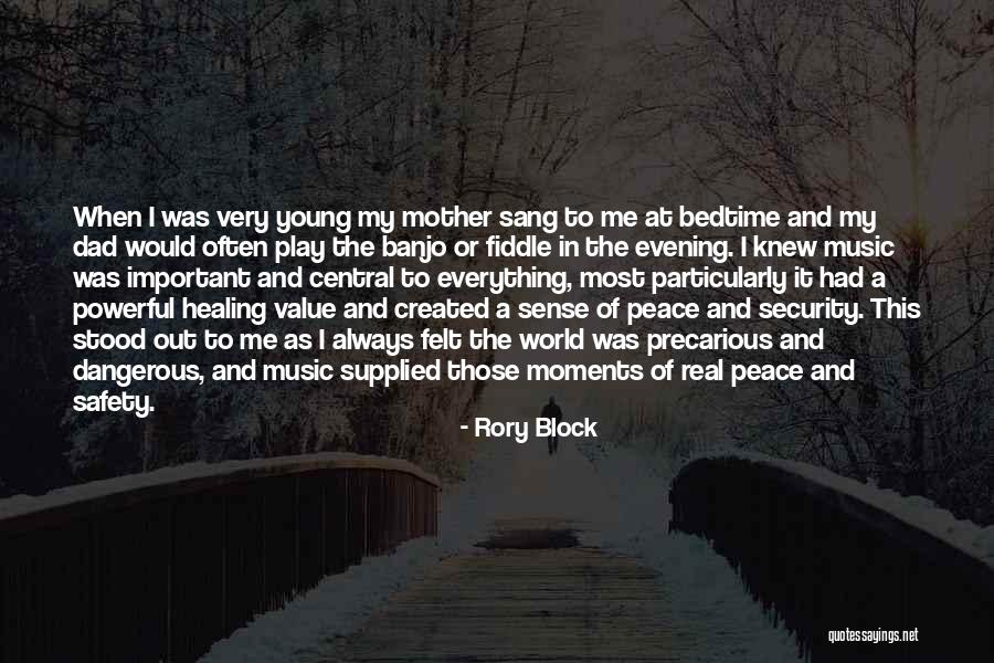 Music Healing Quotes By Rory Block