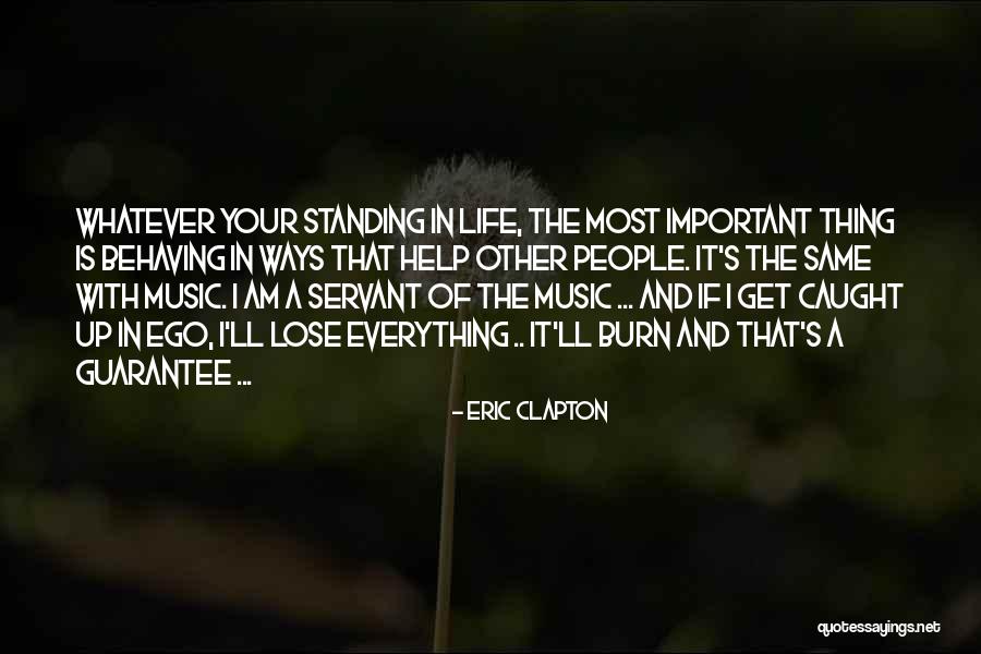 Music Helping Quotes By Eric Clapton Music Helping Quotes By Eric Clapton