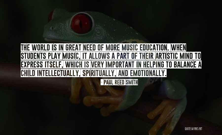 Music Helping Quotes By Paul Reed Smith Music Helping Quotes By Paul Reed Smith