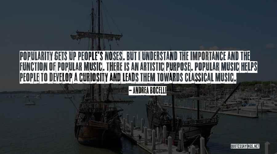 Music Helps Quotes By Andrea Bocelli
