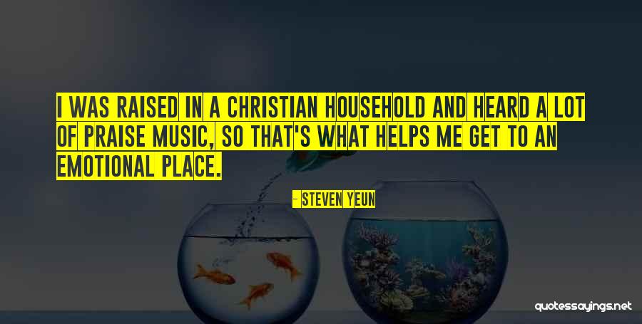 Music Helps Quotes By Steven Yeun
