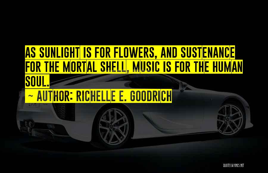 Music Human Soul Quotes By Richelle E. Goodrich