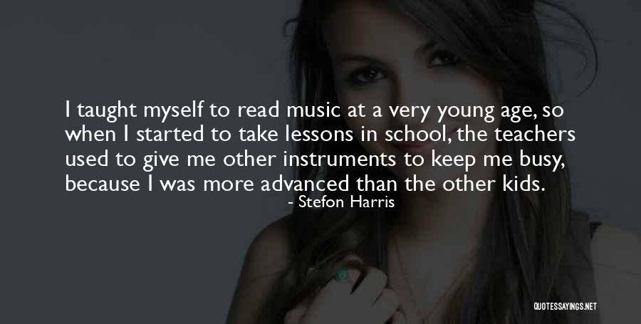 Music In School Quotes By Stefon Harris Music In School Quotes By Stefon Harris
