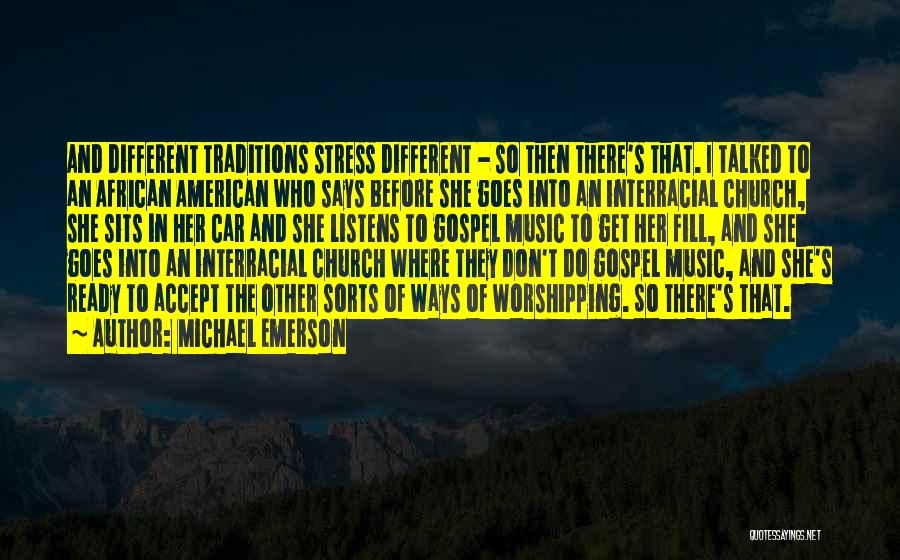 Music In The Church Quotes By Michael Emerson