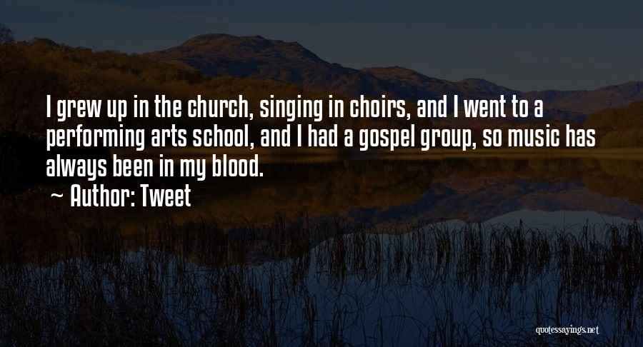 Music In The Church Quotes By Tweet