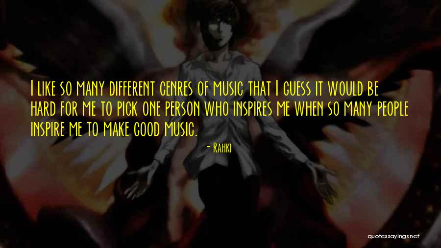 Music Inspires Quotes By Rahki