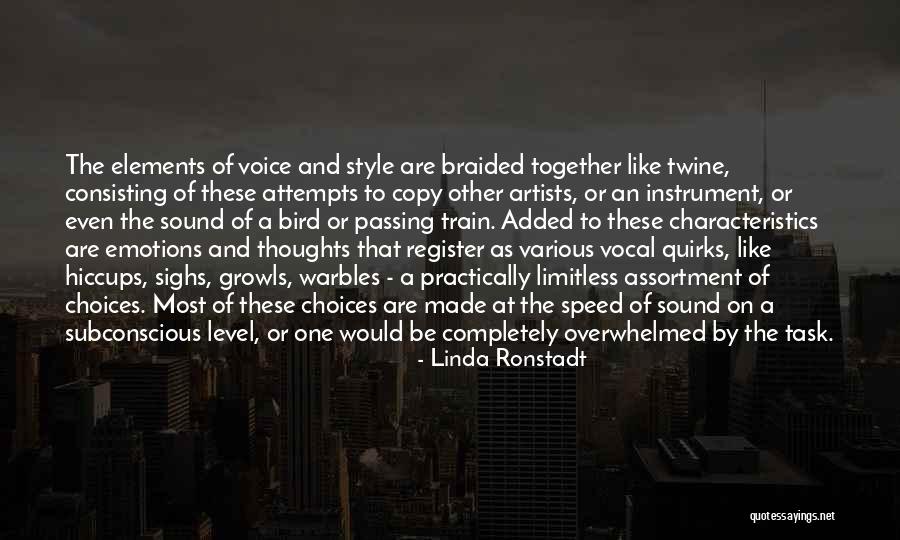 Music Instrument Quotes By Linda Ronstadt Music Instrument Quotes By Linda Ronstadt