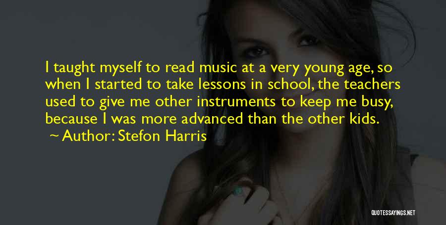 Music Instruments Quotes By Stefon Harris
