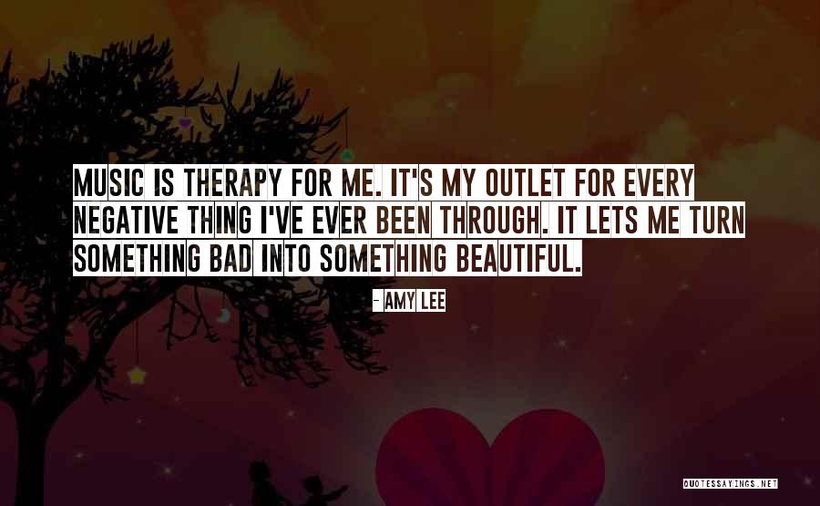 Music Is My Therapy Quotes By Amy Lee Music Is My Therapy Quotes By Amy Lee