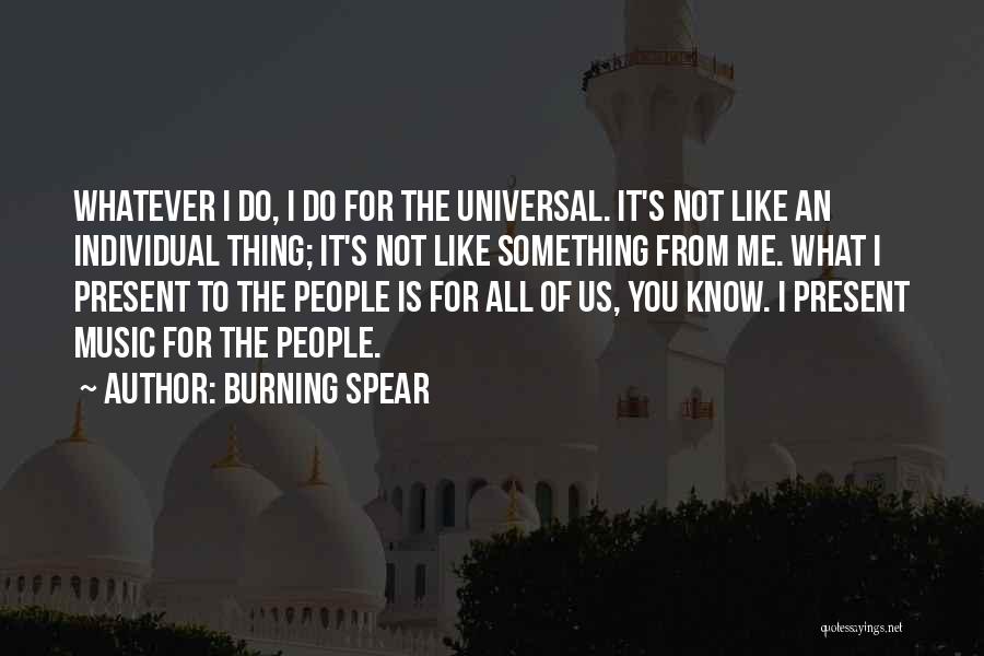 Music Is Universal Quotes By Burning Spear