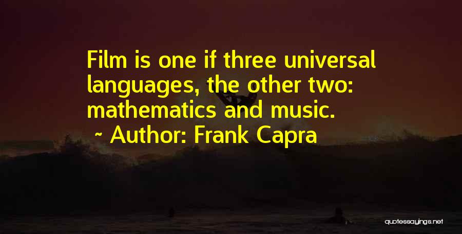 Music Is Universal Quotes By Frank Capra