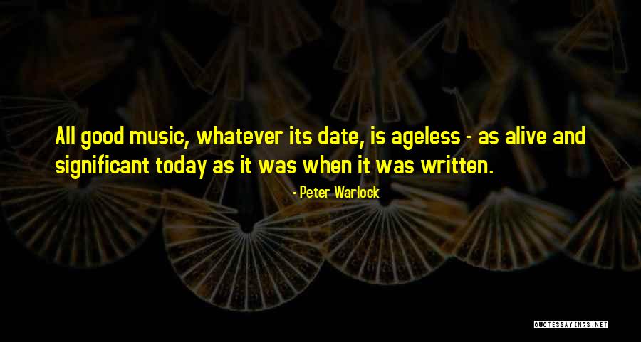 Music Its Quotes By Peter Warlock Music Its Quotes By Peter Warlock