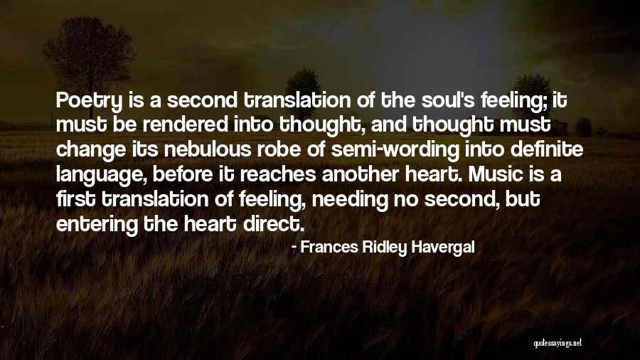 Music Language Of The Soul Quotes By Frances Ridley Havergal