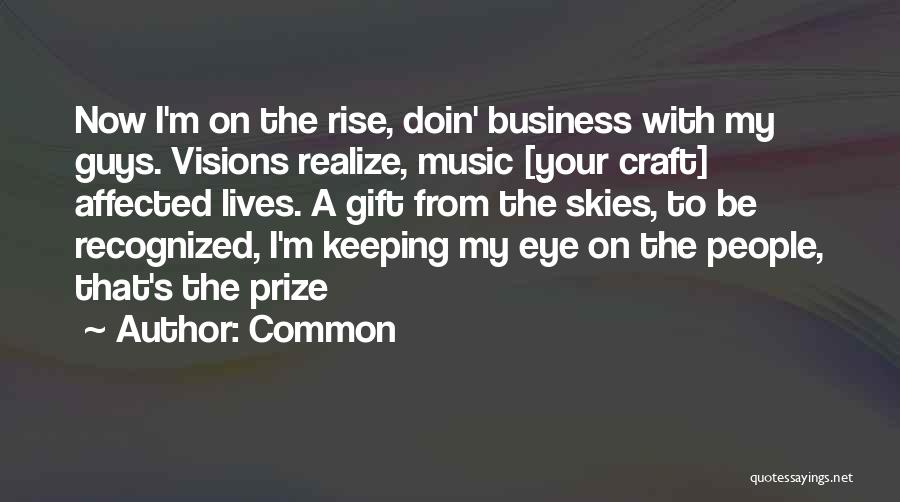 Music Lives On Quotes By Common