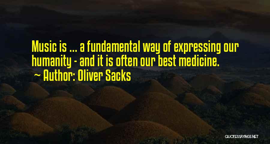 Music Medicine Quotes By Oliver Sacks