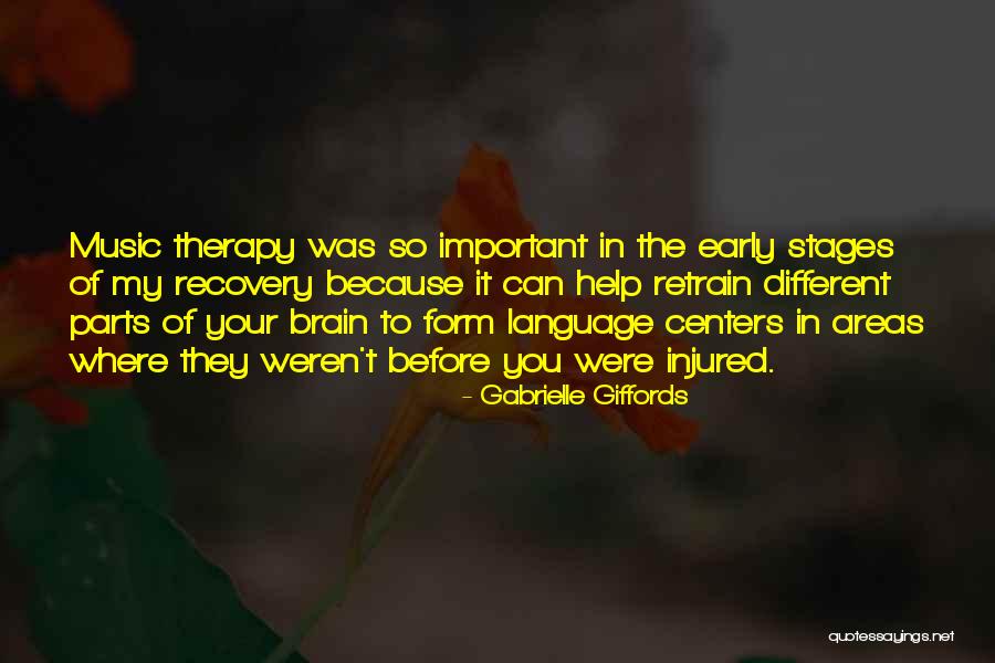 Music My Therapy Quotes By Gabrielle Giffords