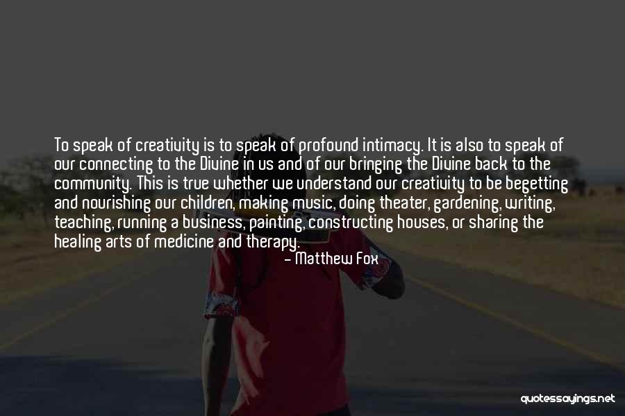 Music My Therapy Quotes By Matthew Fox