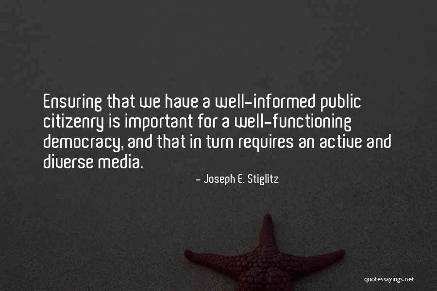 Music Of Kindness Quotes By Joseph E. Stiglitz Music Of Kindness Quotes By Joseph E. Stiglitz