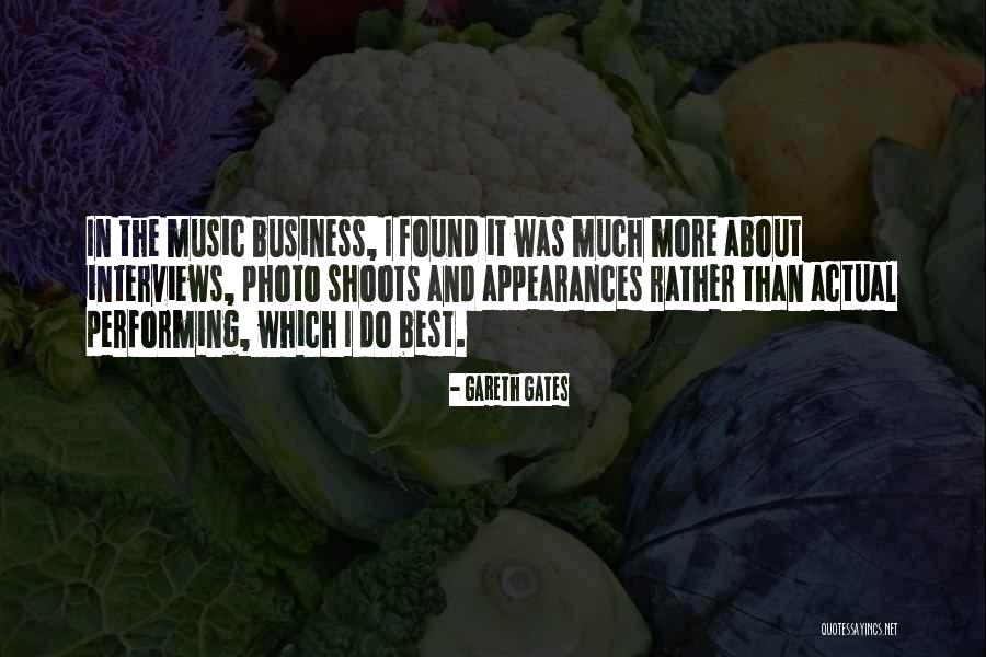 Music Performing Quotes By Gareth Gates Music Performing Quotes By Gareth Gates