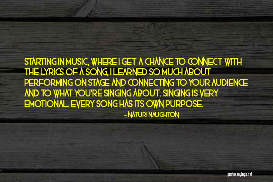 Music Performing Quotes By Naturi Naughton Music Performing Quotes By Naturi Naughton