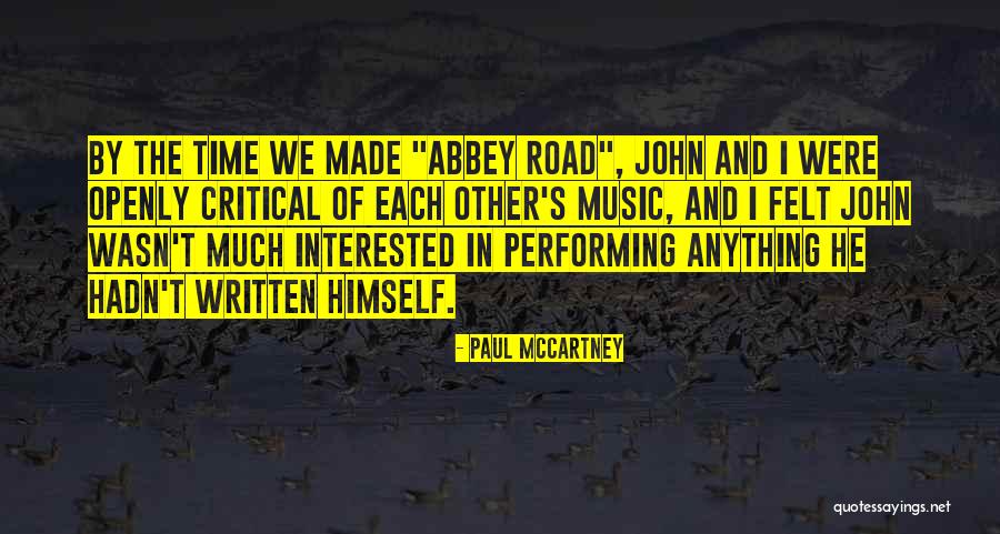Music Performing Quotes By Paul McCartney Music Performing Quotes By Paul McCartney