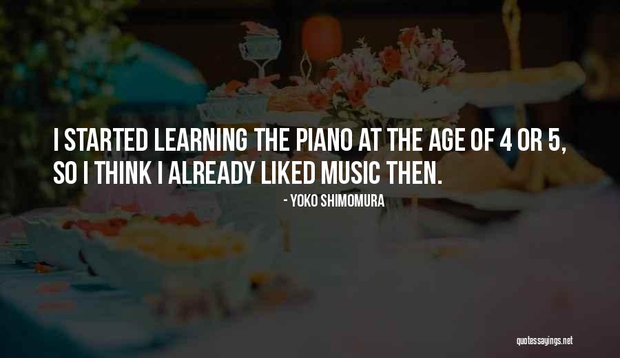 Music Piano Quotes By Yoko Shimomura Music Piano Quotes By Yoko Shimomura