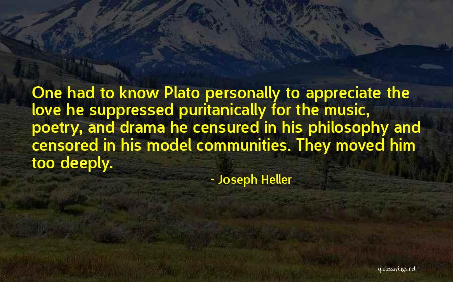 Music Plato Quotes By Joseph Heller