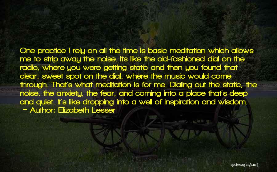 Music Practice Quotes By Elizabeth Lesser