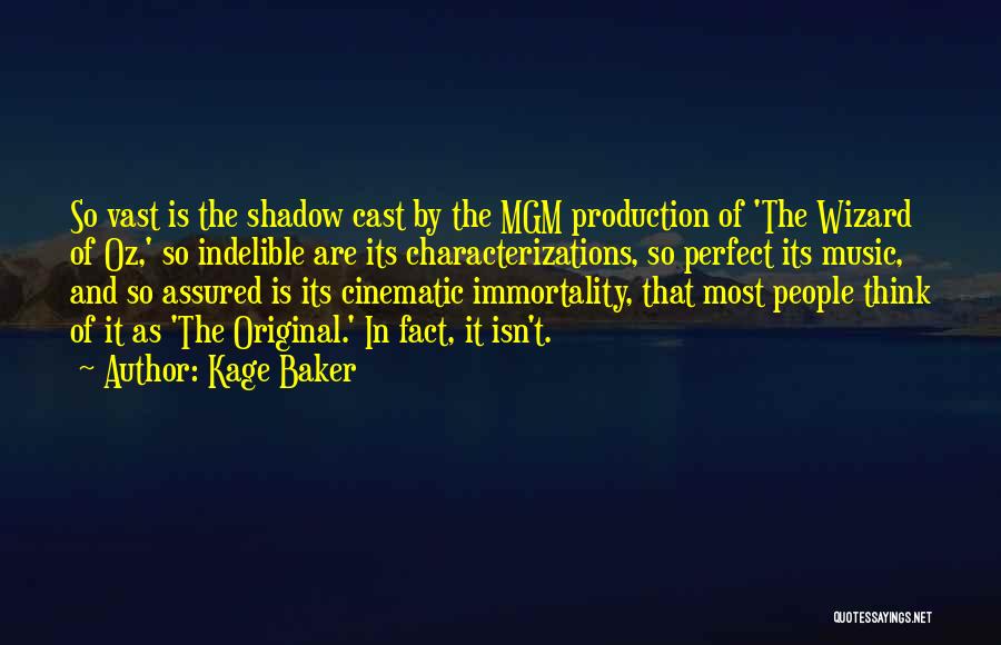 Music Production Quotes By Kage Baker