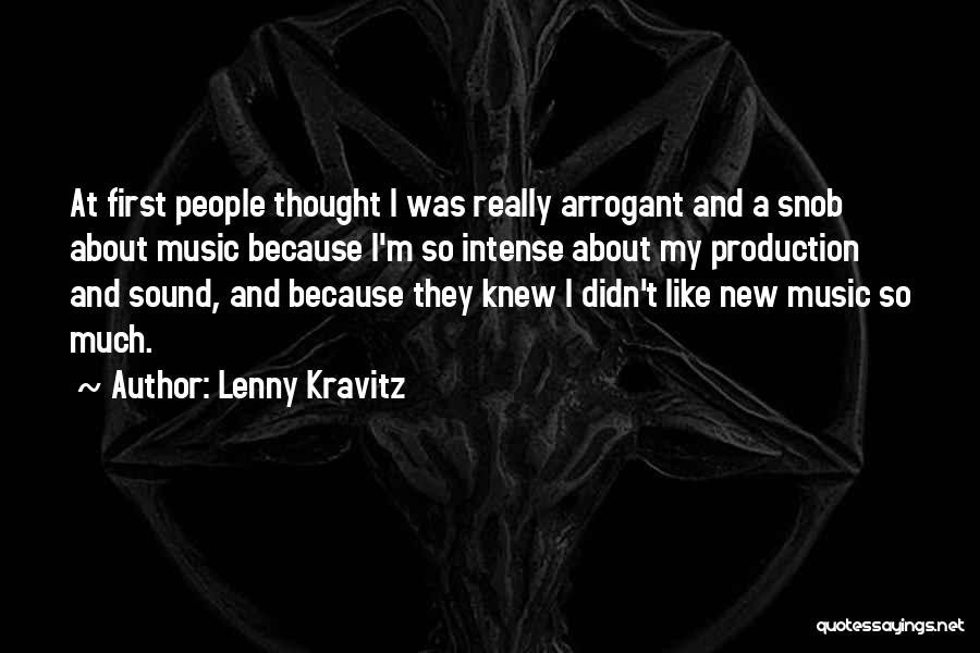 Music Production Quotes By Lenny Kravitz