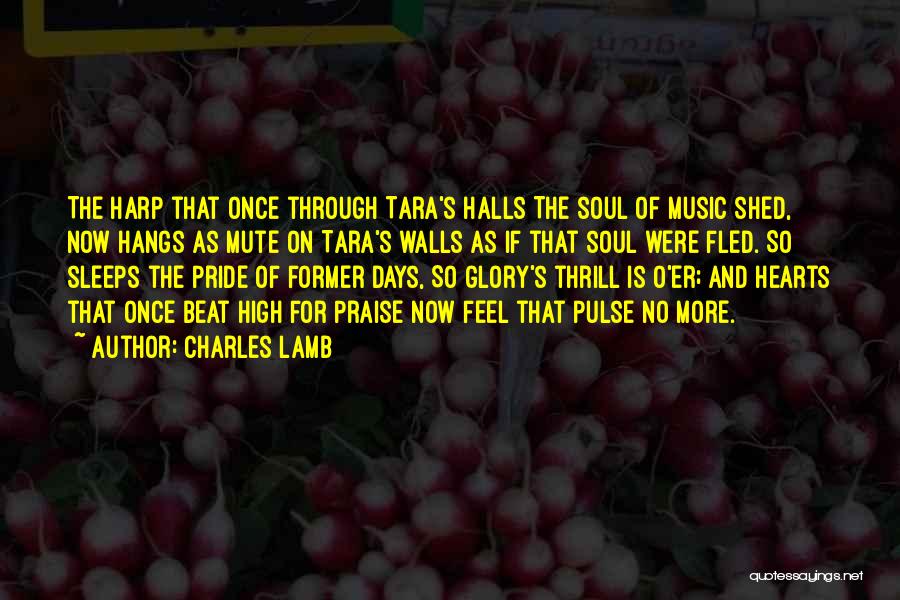 Music Pulse Quotes By Charles Lamb