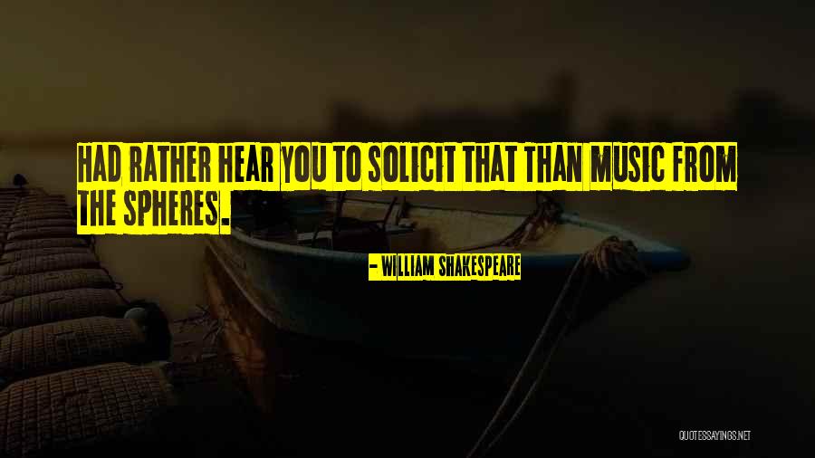 Music Shakespeare Quotes By William Shakespeare