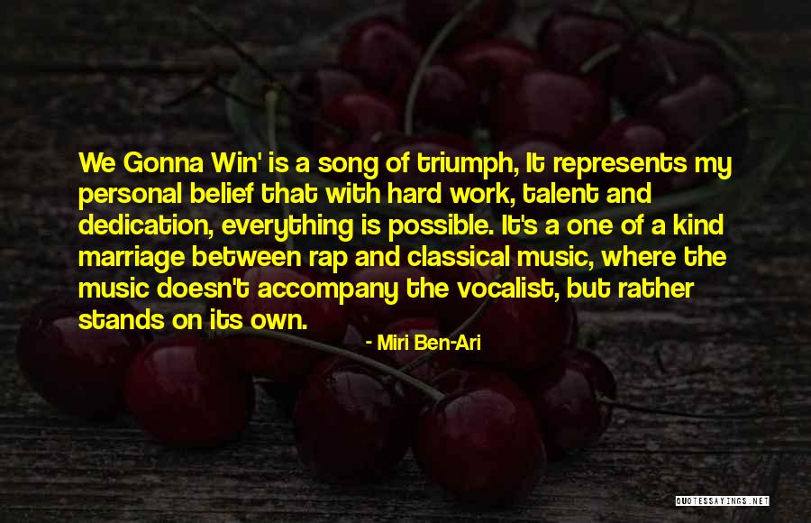 Music Song Quotes By Miri Ben-Ari