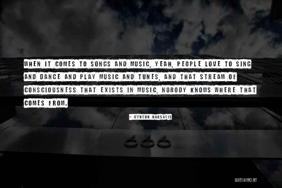 Music Song Quotes By Wynton Marsalis