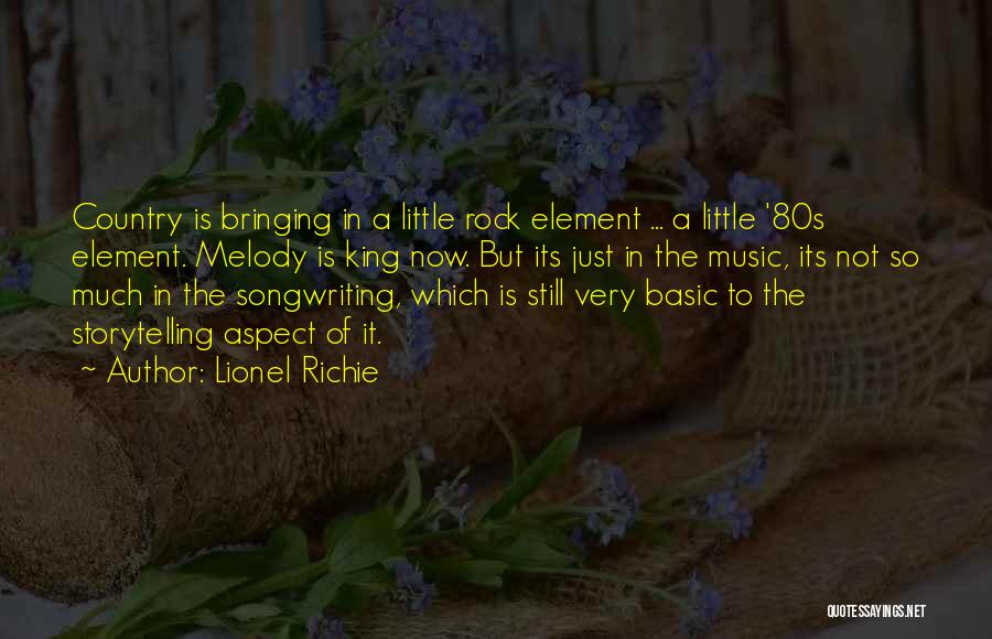 Music Storytelling Quotes By Lionel Richie