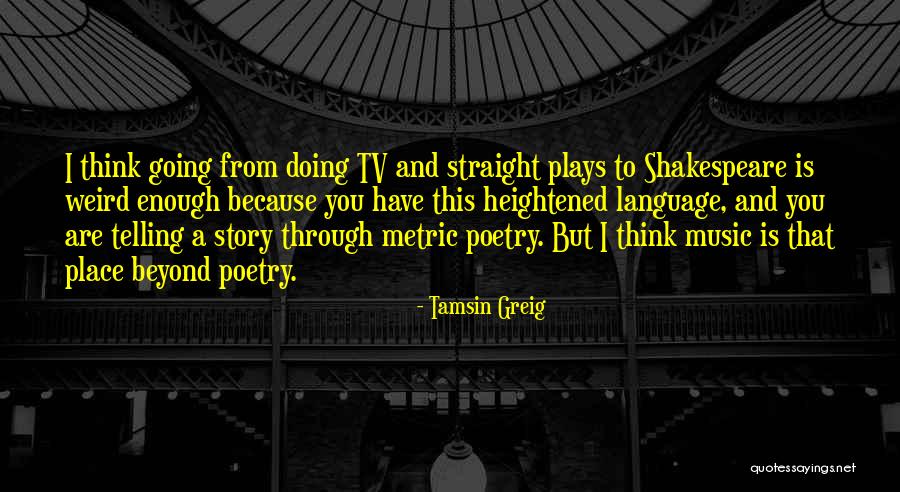 Music Telling A Story Quotes By Tamsin Greig Music Telling A Story Quotes By Tamsin Greig